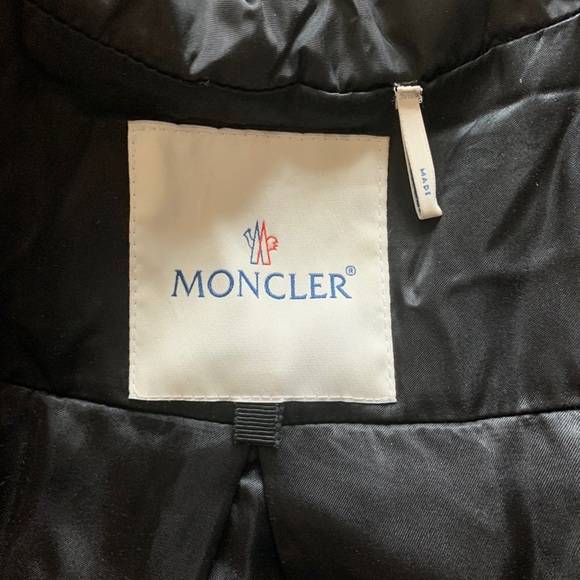 Moncler Black Mixed Media Down Puffer Wool Panel - Picture 12 of 16